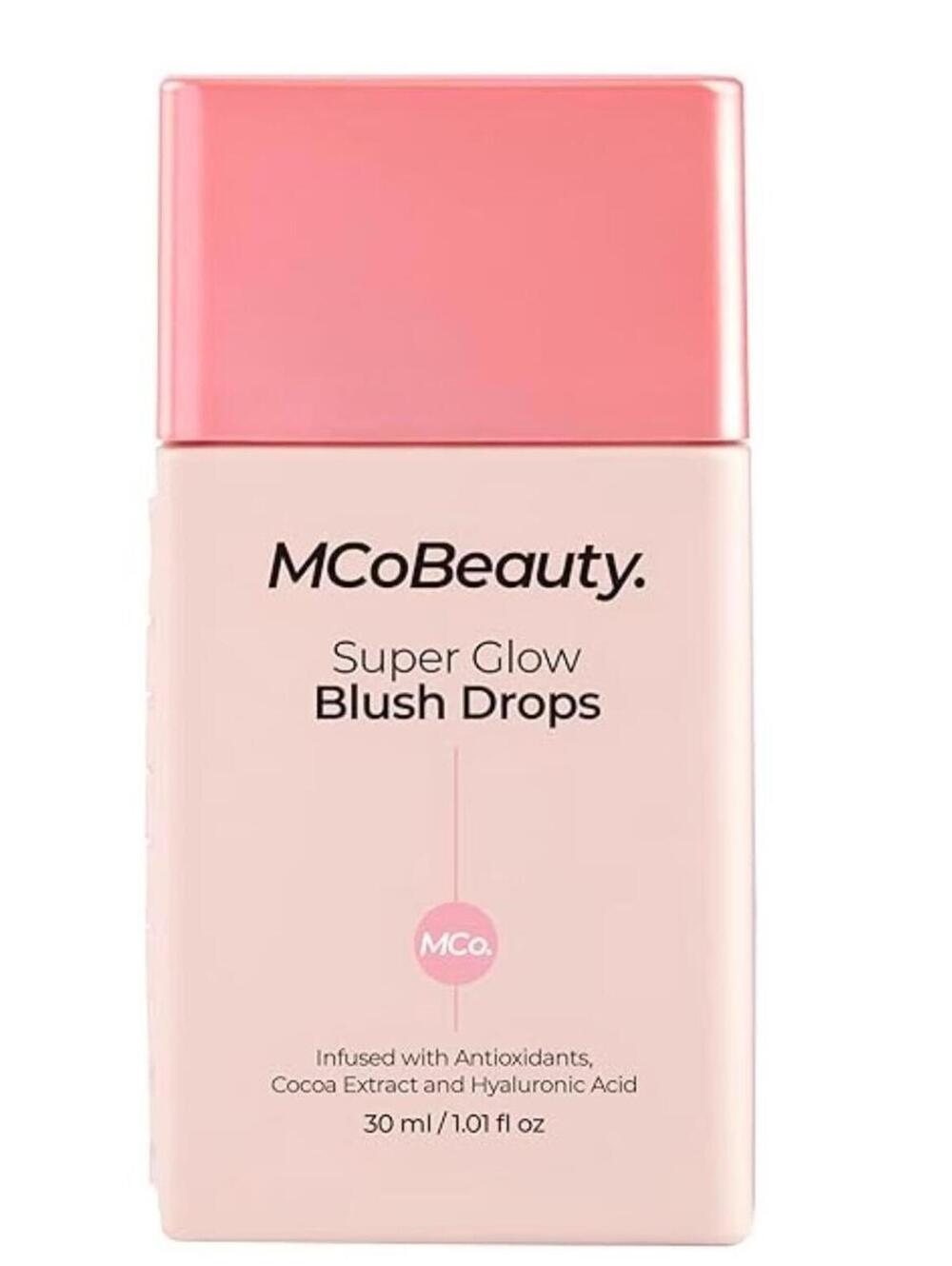 MCoBeauty Super Glow Blush Drops, Blush Pink, Instantly Warm and Illuminate Your
